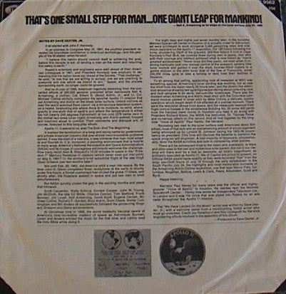 Apollo 11 (2) : We Have Landed On The Moon (LP)