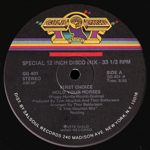 First Choice : Hold Your Horses (12")