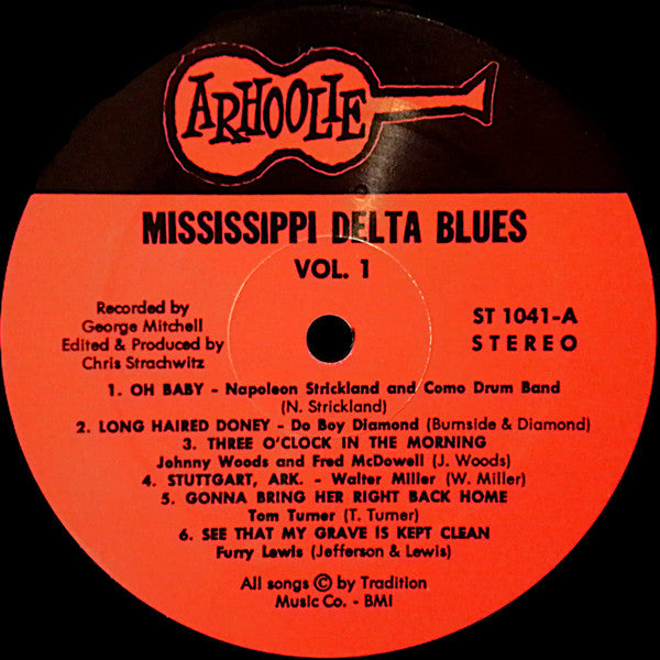 Various : Mississippi Delta Blues Vol. 1 (LP, Album, RP)