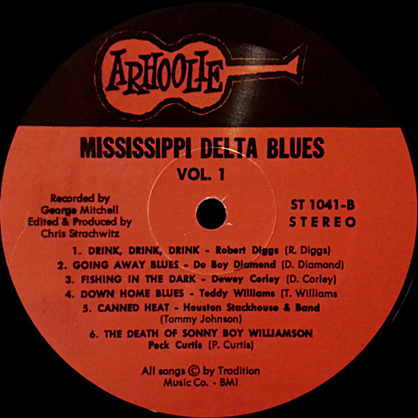 Various : Mississippi Delta Blues Vol. 1 (LP, Album, RP)