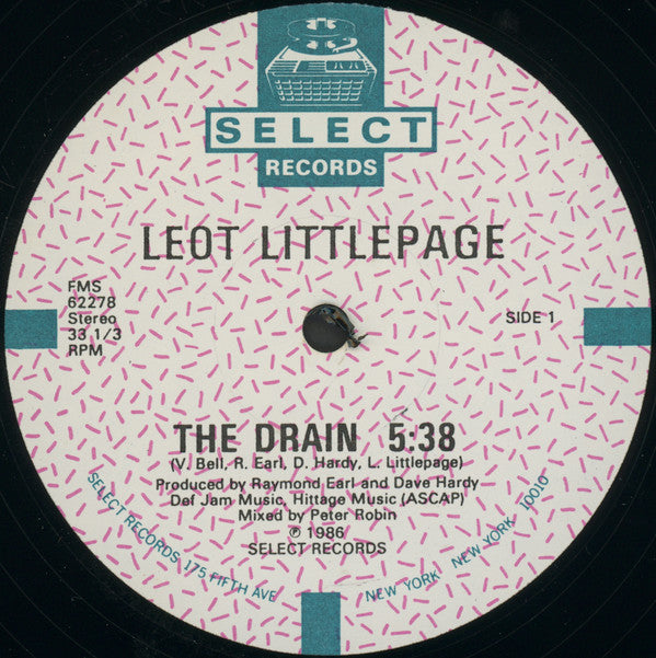 Leot Littlepage : The Drain (12", Single)