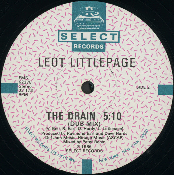 Leot Littlepage : The Drain (12", Single)