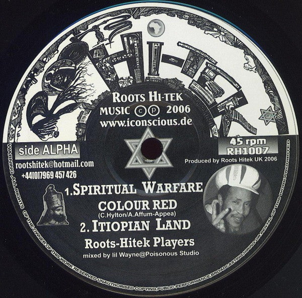 Colour Red : Spiritual Warfare / When I Rise (10")