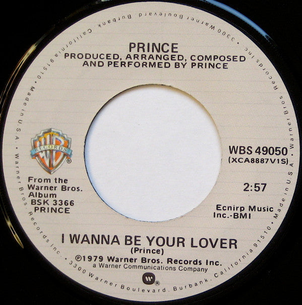 Prince : I Wanna Be Your Lover (7", Single, Win)