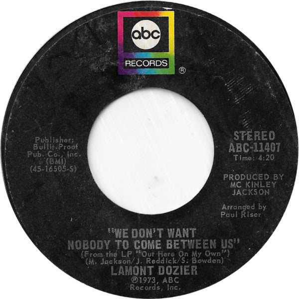 Lamont Dozier : Trying To Hold On To My Woman (7", Single)