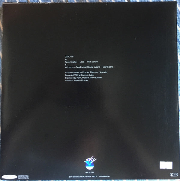Moebius* - Plank* - Neumeier* : Zero Set (LP, Album, RE)
