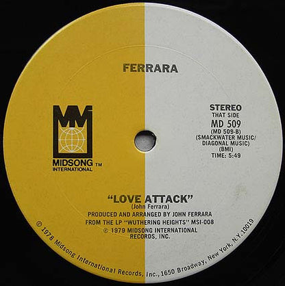 Ferrara : Shake It Baby Love / Love Attack (12")