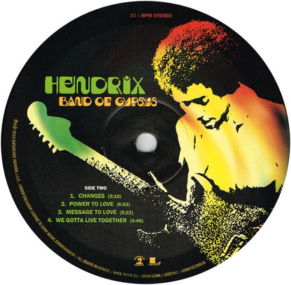 Hendrix* : Band Of Gypsys (LP, Album, RE, RM, 180)