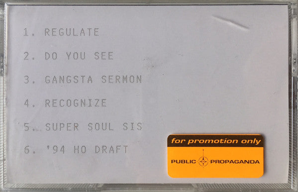 Warren G : Regulate... G Funk Era (Cass, Album, Promo)