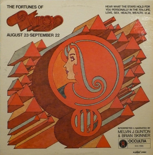 Melvin J. Gunton & Brian Skinner (4) : The Fortunes Of Virgo : August 23 - September 22 (LP, Album, Mono)