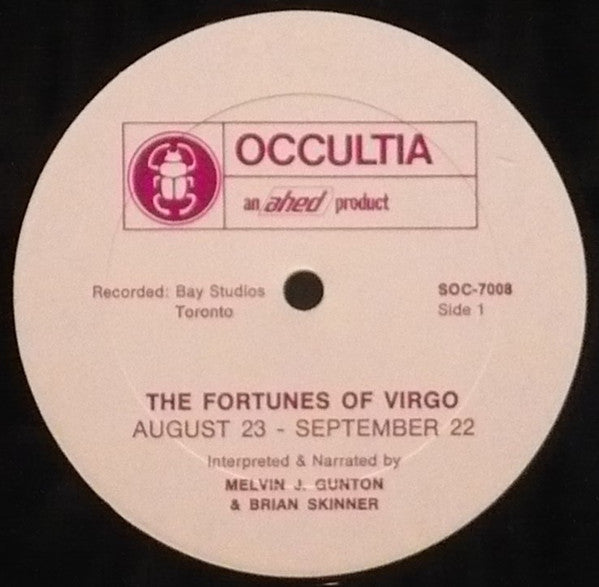 Melvin J. Gunton & Brian Skinner (4) : The Fortunes Of Virgo : August 23 - September 22 (LP, Album, Mono)