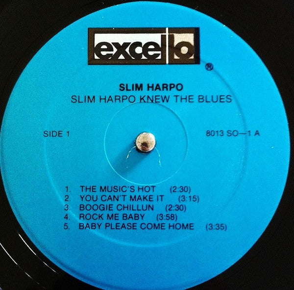 Slim Harpo : Slim Harpo Knew The Blues (LP, Comp, RE)