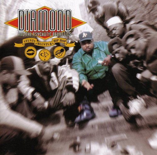 Diamond* And The Psychotic Neurotics : Stunts, Blunts, & Hip Hop (2xLP, Album, RE)