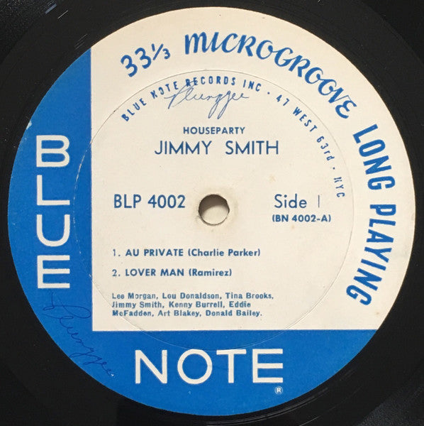 Jimmy Smith : House Party (LP, Album, Mono, RE)