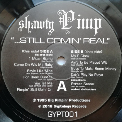Shawty Pimp : ...Still Comin' Real (LP, Album, RM, (Bl)