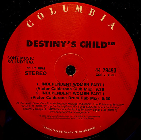 Destiny's Child : Independent Women Part I (12")