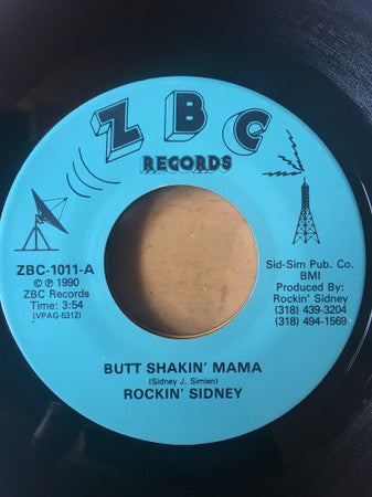 Rockin' Sidney : Butt Shakin' Mama (7", Single)