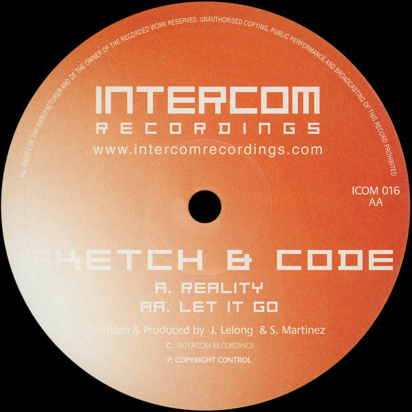 Sketch & Code* : Reality / Let It Go (12")