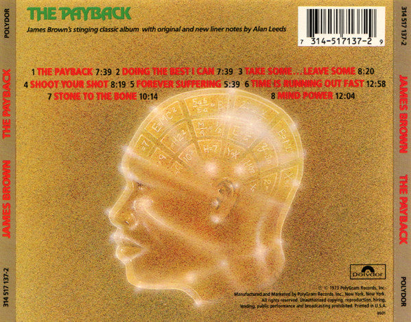 James Brown : The Payback (CD, Album, RE, RM)