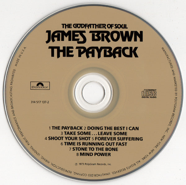 James Brown : The Payback (CD, Album, RE, RM)
