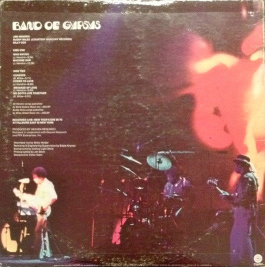 Hendrix* : Band Of Gypsys (LP, Album, L.A)