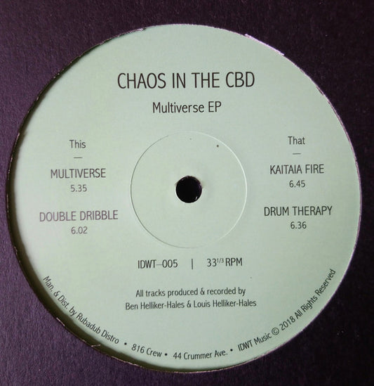 Chaos In The CBD : Multiverse EP (12", EP)