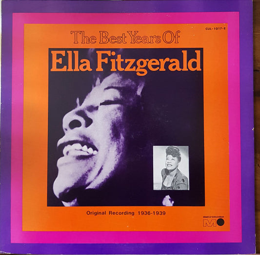 Ella Fitzgerald : The Best Years Of Ella Fitzgerald (LP, Comp, Mono)