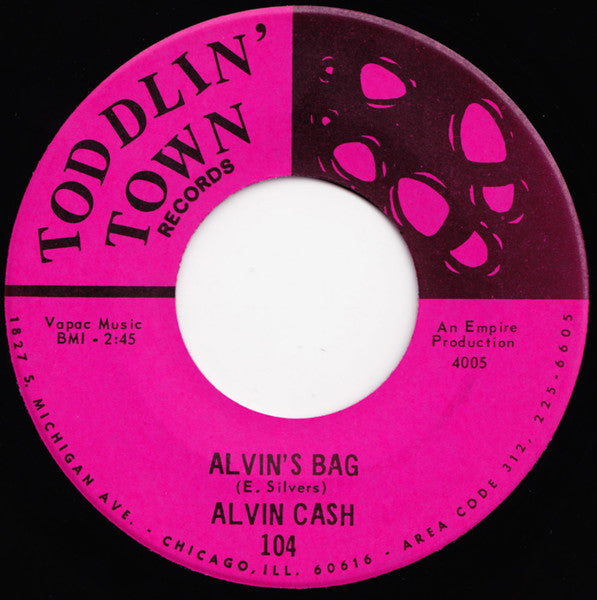 Alvin Cash : Alvin's Bag (7")