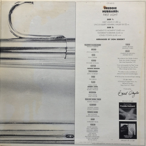 Freddie Hubbard : First Light (LP, Album, San)