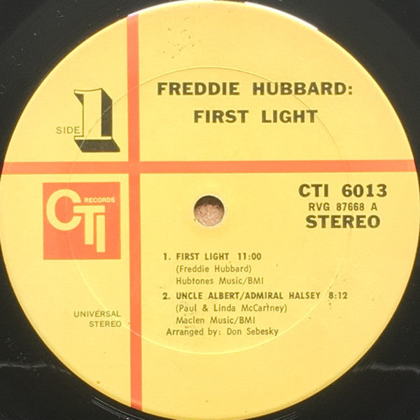 Freddie Hubbard : First Light (LP, Album, San)