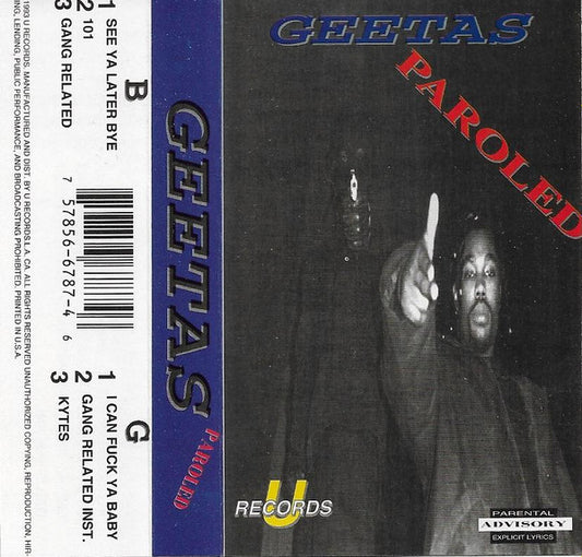 Geetas : Paroled (Cass, MiniAlbum, Cle)