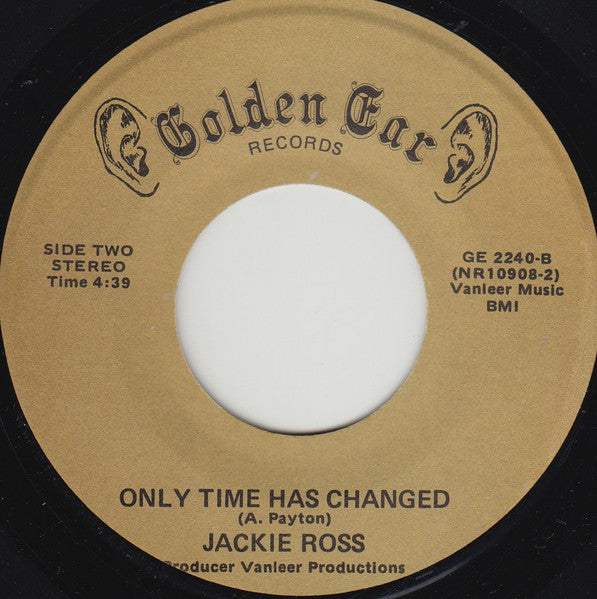 Jackie Ross : Can This Be Love (7")
