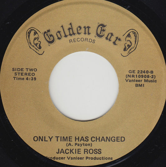 Jackie Ross : Can This Be Love (7")