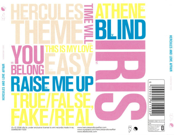 Hercules And Love Affair* : Hercules And Love Affair (CD, Album)