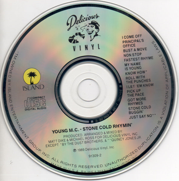 Young M.C.* : Stone Cold Rhymin' (CD, Album, SRC)