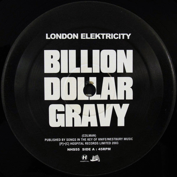 London Elektricity : Billion Dollar Gravy / Harlesden (12")