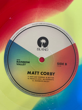 Matt Corby : Rainbow Valley (LP, Album, Tri)