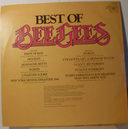 Bee Gees : Best Of Bee Gees (LP, Comp, RE)