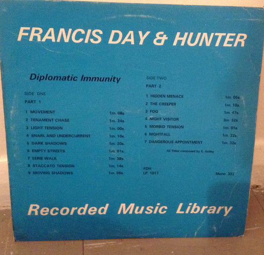 E. Astley* : Diplomatic Immunity (10", Mono)