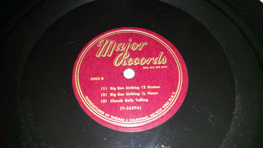 No Artist : Traffic Noises // Big Ben Striking / Church Bells Tolling (10")