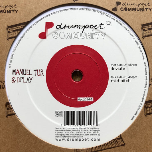 Manuel Tur & Dplay : Deviate (12")
