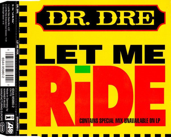 Dr. Dre : Let Me Ride (CD, Single)