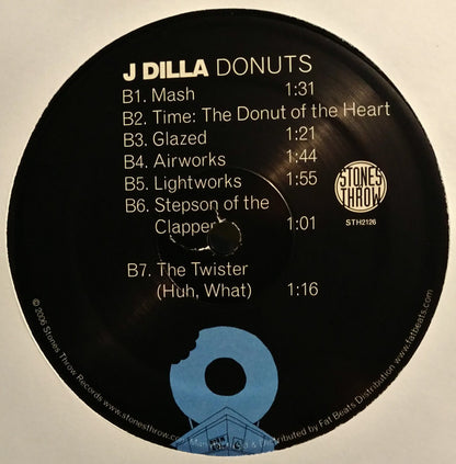 J Dilla : Donuts (2x12", Album, RE, RP)