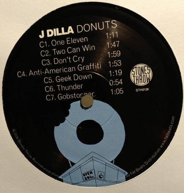 J Dilla : Donuts (2x12", Album, RE, RP)