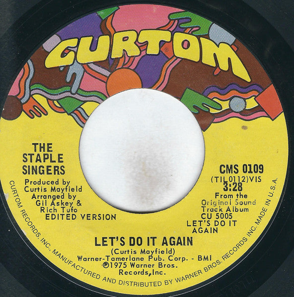 The Staple Singers : Let's Do It Again / After Sex (7", Single, Styrene, Ter)