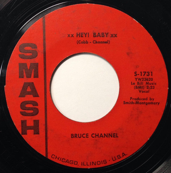 Bruce Channel : Hey! Baby / Dream Girl (7", Styrene)