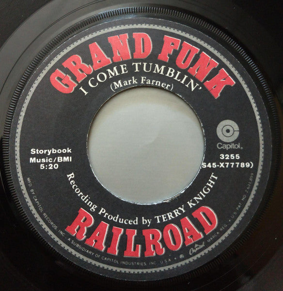 Grand Funk Railroad : Footstompin' Music (7", Single, Jac)