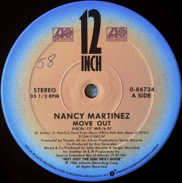 Nancy Martinez : Move Out (12")