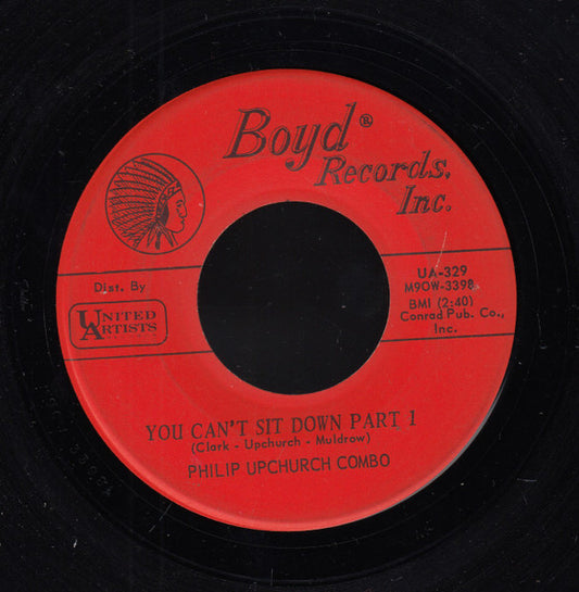 Philip Upchurch Combo* : You Can't Sit Down (7", Single, Mono, Ind)