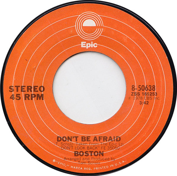 Boston : A Man I'll Never Be (7", Single, Styrene, Ter)